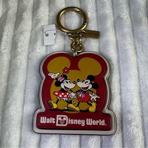 Disney x Coach Mickey & Minnie Keychain